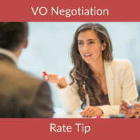 VO Negotiation Rate Tip
